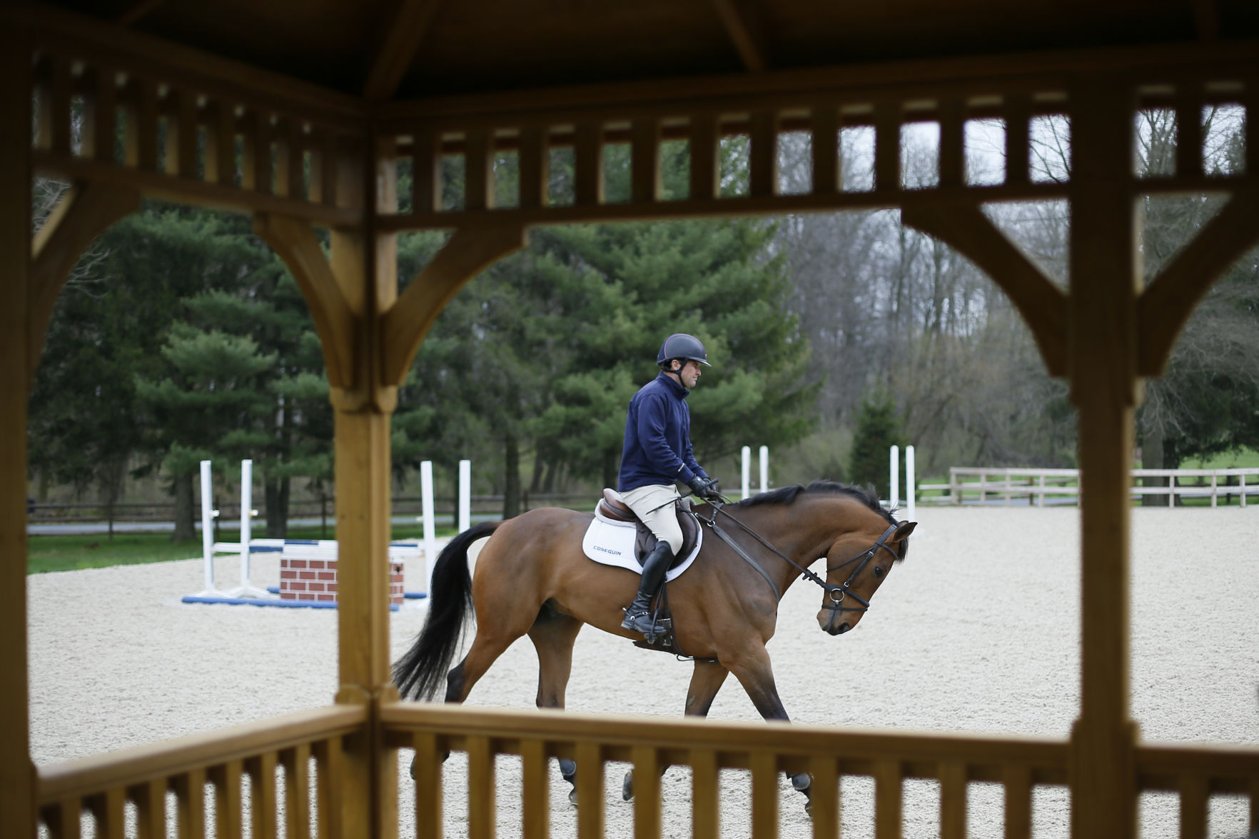 Virus Outbreak Olympic Equestrian Photo Gallery